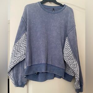 trendy cotton sweatshirt